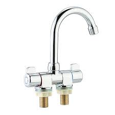 One hose can be connected to the faucet in the kitchenette while the other is run outside for bathing. Foldable Rv Faucet Rotating Two Handle Deck Wall Mounted Rv Kitchen Faucet Hot And Cold Water Mixer Tap For Motorhome Travel Trailer Walmart Canada