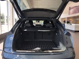 View Of The Trunk On The 2018 Audi Q3 In Daytona Grey Pearl With Black Interior Vehicle Available At Audi Of Bridgewa Audi Dealership Audi Q3 Used Luxury Cars