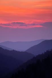 Smoky Mountain Sunset By Andrew Soundarajan Mountain Sunset Art Sunset Nature Sunset Art