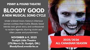 Theatre performance of Bloody Good in Guelph, Ontario
