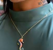 Tiny Seahorse Necklace