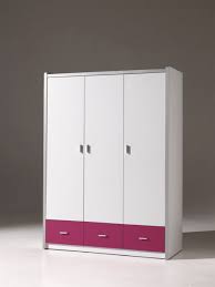 Kleiderschrank 3 Trg Bonny Weiss Fuchsia Kleiderschrank Schrank Schliessfacher