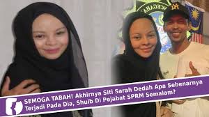Pelawak dan usahawan shuib terkejut apabila ibunya memaklumkan turut mengalami alahan ketika isterinya yang juga penyanyi siti sarah hamil anak keempat ketika ini. Semoga Tabah Akhirnya Siti Sarah Dedah Apa Sebenarnya Terjadi Pada Dia Shuib Di Pejabat Sprm Youtube