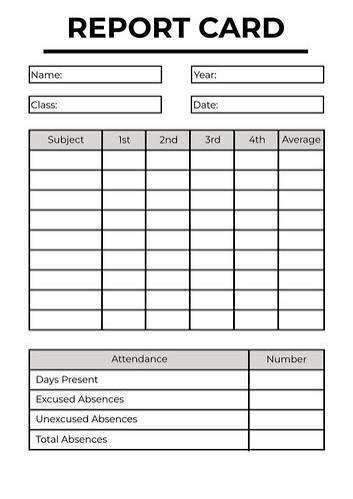Report Card