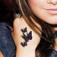 Realistic 3d Tattoos Google Search Tatuajes Cuello Tatuaje De Mariposa En La Muneca Disenos De Tatuaje De Mariposa