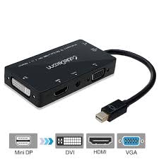13 13 4 In 1 Mini Displayport To Vga Hdmi Dvi Audio Micro Usb Port Adapter For Apple Ebay Electronics Imac Laptop Dvi Hdmi