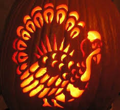 Carved Turkey Pumpkin Thanksgiving Pumpkin Carving Pumpkin Pumpkin Carving