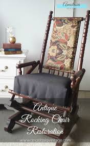Antique Rocking Chair Restoration Broken To Beautiful Antique Rocking Chairs Rocking Chair Diy Rocking Chair