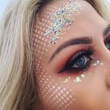 We Love How Jademullett Has Used Our Chunky Glitter Sets Here And Recreated One Of Our Original Gogetglitt Festival Makeup Glitter Mermaid Makeup Rave Makeup