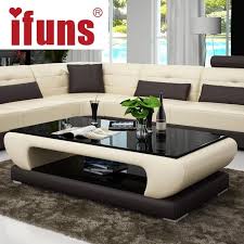 A coffee table is an essential part of any living room. Ifuns Mebel Dlya Gostinoj Sovremennyj Novyj Dizajn Zhurnalnyj Stolik Steklyannyj Derevyanno Sofa Table Design Center Table Living Room Centre Table Living Room