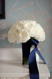 Navy and gold wedding flowers. Newport Wedding From Robert Kathleen Unique Visions Studio Blue Wedding Flowers Wedding Bouquets White Bouquet