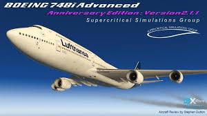 The aircraft, with only 436 flight hours on the clock for 200 cycles, is equipped for the transport of 76 passengers in an extremely luxurious cabin. Aircraft Review Boeing 747 8 Inter V2 Anniversary Edition By Ssg Airliners Reviews X Plane Reviews