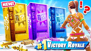 There's a couple of spawn chances right below the crane. New Vending Machine Lucky Blocks Game Mode In Fortnite Youtube
