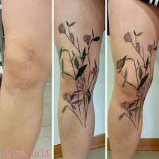 Its left me with an ugly scar on my knee that i would like to have covered up. Pin On Body Art