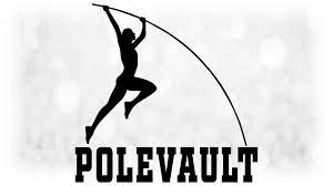 Sports Clipart Large Black And White Track Field Words Etsy In 2021 Track And Field Pole Vault Black And White