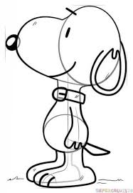 How To Draw Snoopy Step By Step Drawing Tutorials Snoopy Drawing Drawing Tutorial Drawings