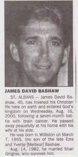 James David Bashaw (1955-2000)