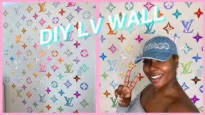 Tons of awesome louis vuitton wallpapers to download for free. Diy Holographic Louis Vuitton Wall Everything By Hand Cute Home Decor Youtube