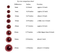 Suncatcher Craft Eyes Size Chart Craft Eyes Diy Dolls