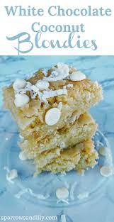 These Delicious Holiday Blondies Are The Perfect Christmas Dessert I Love Taking These For Our Thanksgivi Perfect Christmas Dessert Chocolate Coconut Desserts