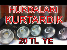 Cop Led Degisimi Ray Spot Tamiri Basarili Sonuc Cob Light Repair Youtube Led Ampul Elektronik