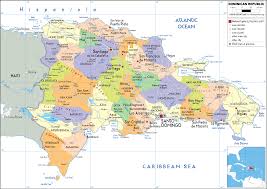 Dominican Republic Map Political Worldometer