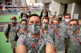 The japanese meet the south africans on thursday morning, as the squad faces south africa in the tokyo olympics 2021 group tie at the international stadium, tokyo, japan; 63eziy3xjuby6m