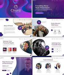 Best Music Presentation Template Download Alltemplatestore Design De Aplicativos Dicas De Design Grafico Apresentation