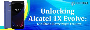 Hold down the power key until the phone powers on, unlock your phone (slide, pin, password,. Unlocking Alcatel 1x Evolve Lite Phone Heavyweight Features Unlockbase