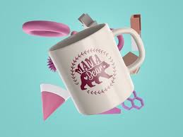 Download Mama Bear Floral Frame Svg Dxf Png Momma Bear Family Mom Cut File
