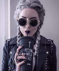 Gothic hairstyles are very unique styles that are not very common in public and were renowned during 1980s.the gothic people enjoy their life away from the main society. Try This Gorgeous Braid Hairstyles Witchy Fashion Goth Aesthetic Goth Fashion