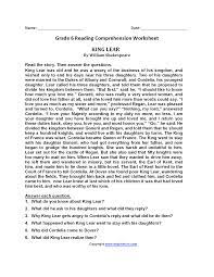 reading worksheets sixth grade reading worksheets
