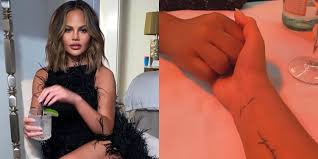 Most of the video consists of footage of her new tattoo, but about halfway through, legend asks his wife if she remembers the first time she heard the sentimental track. Chrissy Teigen Got A Tattoo In Memory Of Jack After Her Pregnancy Loss