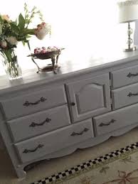 We take these worn out furniture pieces and bring them back to life with some paint and love. Painted Dresser Annie Sloan Paris Grey Gray Painted Furniture Painted Bedroom Furniture Annie Sloan Paris Grey