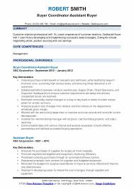 Assistant Buyer Resume Samples Qwikresume