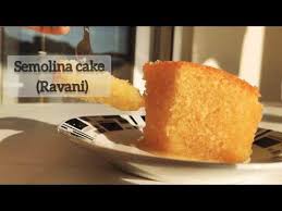 Semolina Cake With Syrup Ravani Youtube