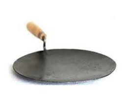 Kitchen Iron Tawa Cooking Utensil Chapati Roti Maker With Wooden Handle Handmade Chapati Wooden Handles Cooking Utensils
