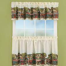 The most common french cafe curtains material is linen. French Cafe Kitchen Curtains Curtain Drapery Com