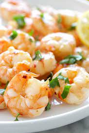 Easy Roasted Lemon Garlic Shrimp Recipe Skinny Taste Recipes Lemon Garlic Shrimp Recipes