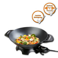 Wenn ihr schon nach dieser kleinen ihr solltet euch unbedingt einen wok anschaffen, wenn ihr ein asiatisches gericht kochen wollt. Elektrischer Asia Tisch Wok Mit Deckel Chinesisch Kochen Elektro Pfanne 5 Liter Ebay