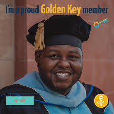 Meet Kevin Wright! 🍎💡 @k_wright92 is a proud member of the Golden Key  International Honour Society since March 30, 2020. He studied  Organizational Leadership at Northcentral University before it merged with  National