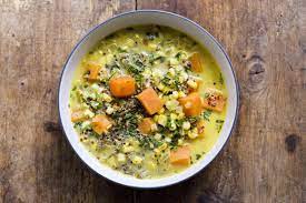 Peruvian Quinoa And Corn Chowder Chupe De Quinoa Recipe Vegetarian Entrees Corn Chowder How To Eat Paleo