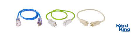 Oil, chemical and uv resistant. Extension Cords Detachable Power Cords Kord King