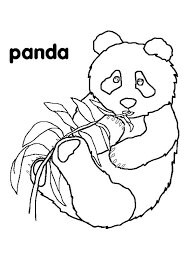 Panda Bear Eating Bamboo 17 Coloring Page Bear Coloring Pages Panda Coloring Pages Coloring Pages