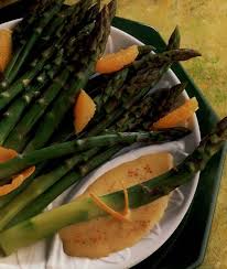 Asperges Vertes En Mousseline A L Orange Asperge Verte Sauce Mousseline Orange
