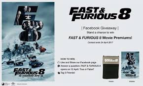 Deklarasi as tentang yerusalem itu adalah tamparan keras bagi komunitas muslim di seluruh dunia, kata menteri pertahanan malaysia hishammuddin hussein seperti dikutip kantor berita bernama kemarin (10/12). Fast Furious 8 Archives Giftout Free Giveaways Singapore Malaysia Usa Korea Worldwide