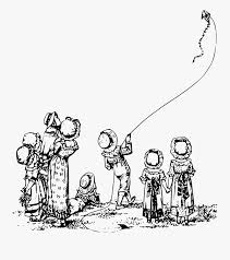 Draw the strings to all points which will help the kite to fly. Clip Stock Children Kites Drawing At Getdrawings Com Boys Flying Kite Drawing Free Transparent Clipart Clipartkey