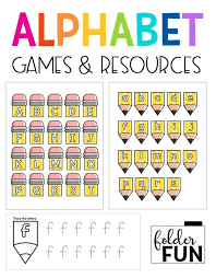 Some games are timeless for a reason. Alphabet File Folder Games File Folder Fun