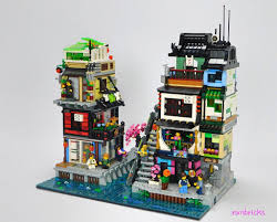 Ninjago City The Suburbs An Extension To Lego Set 70657 Ninjago City Docks Lego Ninjago City Lego Sets Lego Ninjago