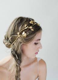 Gilded guaranteed Bridal headband Winding bud
